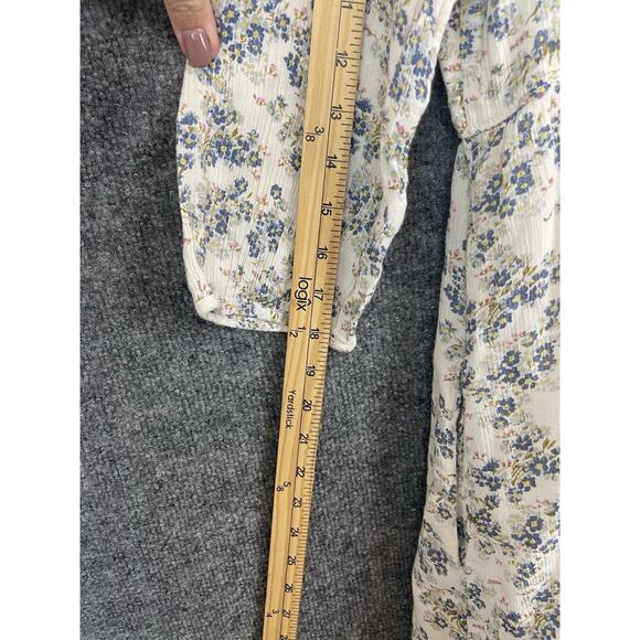 Denim & Supply Ralph Lauren Empire Waist Gauzy Floral Mini Dress Women's XL - Picture 11 of 13
